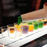 Load image into Gallery viewer, 500Counts 1OZ. Disposable Shot Glasses Hard Plastic Shot Cups Gold Glitter Mini Shot Glasses for Tequila, Jello Shots, Liquor, 1Ounce Small Cup for Sauce, Dips, Shot Cups for Party