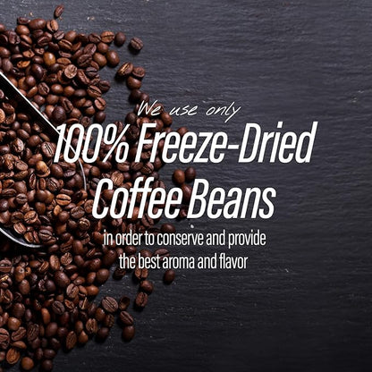 Maxpresso 3 in 1 Korean Instant Coffee Mix - Single Serve Sticks 100 Packets with Creamer and Sugar Premium Hot or Iced Coffee Blend Rich Flavor