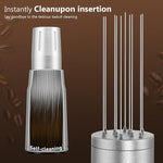 Load image into Gallery viewer, WDT Tool Espresso Distributor Accessory kit &amp;1.7mm Thickness 150μm Mesh Puck Screen &amp; 8 Magnets dosing ring Compatible with Breville Portafilter (WDT +58MM Silver dosing ring&amp;Puck Screen)