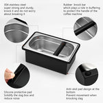 Load image into Gallery viewer, Espresso Knock Box, Stainless Steel Coffee Knock Box Large Capacity Coffee Pucks Container Espresso Machine Tool for Coffee Ground