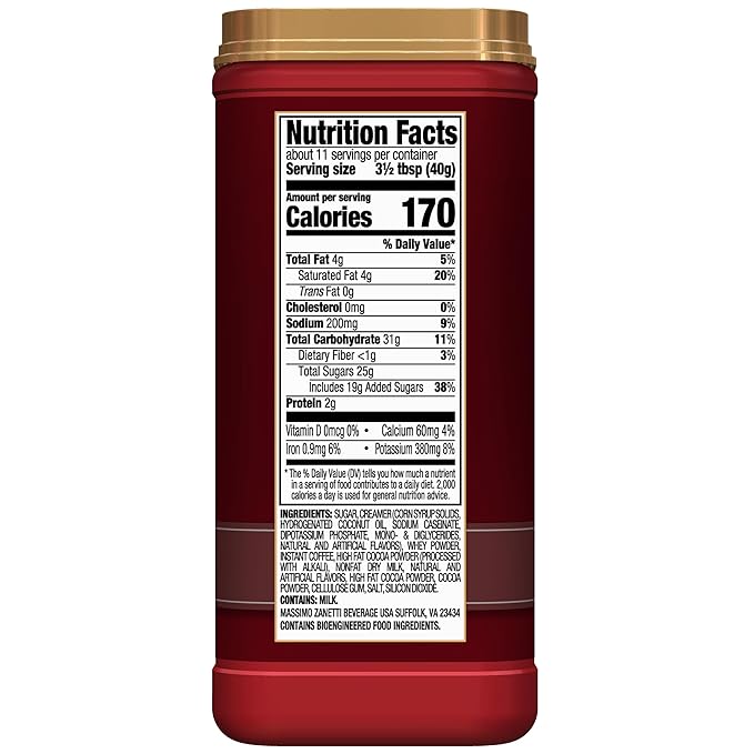 Hills Bros Instant Double Mocha Cappuccino Mix, Easy to Use, Enjoy Coffeehouse Flavor from Home, Frothy, Rich Chocolate, Brown, 16 Oz