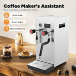 Load image into Gallery viewer, 8L/ 2.1Gal Commercial Milk Frother, 110V 2500W Steam Boiling Water Frothing Machine with LED Display, Stainless Steel Milk Foam Maker for Tea/Coffee Shop, Bar