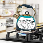Load image into Gallery viewer, Tea Kettle -3.0 Quart Tea Kettles Stovetop Whistling Teapot Stainless Steel Tea Pots for Stove Top Whistle Tea Pot