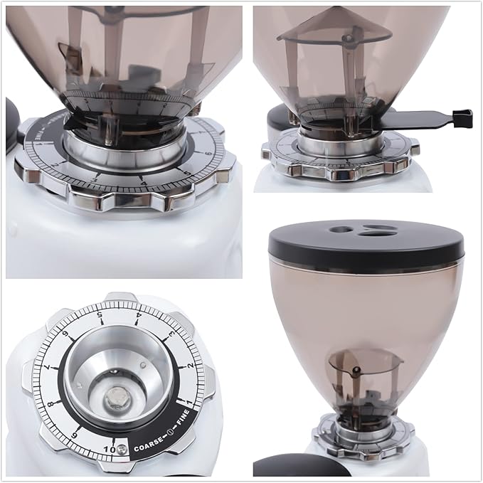 Electric Coffee Grinder 350W Coffee Espresso Bean Grinder Automatic Burr Grinder Coffee Mill 1400 RPM Commercial Home Milling Grinding Machine Professional Miller