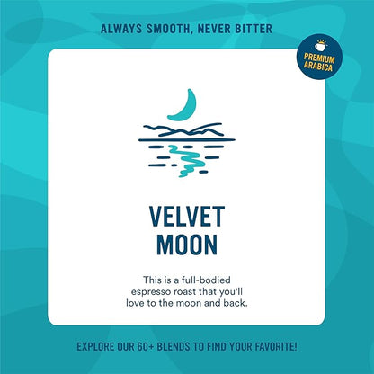 Cameron's Coffee Roasted Whole Bean Coffee, Velvet Moon, 4 Pound