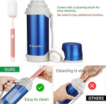 Load image into Gallery viewer, HoneyBee Hot Drinks Keeps Liquid Hot or Cold for Up to 24 Hours Thermos 41 Ounce Coffee Thermos 18/8 Stainless Steel Bpa-Free Insulated Flask，Flask for Hot Water (Blue)