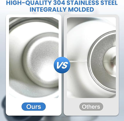 1 Gallon Water Jug Bottle Insulated, 128oz Stainless Steel Water Bottle Wide Mouth Double Vacuum Dishwasher Safe BPA Free for Hot & Cold Drinks Stainless Steels