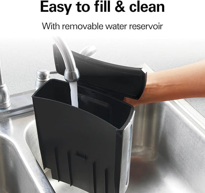 Hamilton Beach One Press Programmable Dispensing 12 Cup Coffee Maker with Internal Coffee Pot, Stays Warm and Fresh for Hours, 60 oz. Removable Reservoir, Black & Stainless Steel (47950)