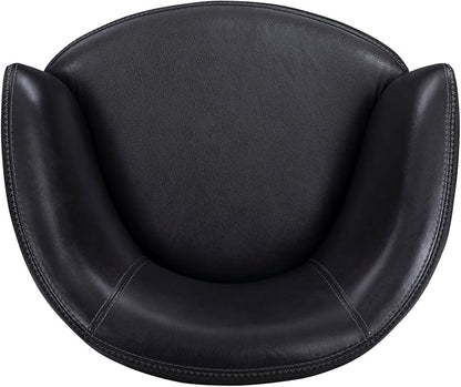 Parker Living Barolo - Vintage Onyx Genuine Italian Leather Swivel Club Chair