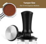Load image into Gallery viewer, 51mm Espresso Tamper, Coffee Tamper for Espresso Machine, Espresso Tamp with Spring Loaded Tamper, Depth-adjustable Espresso Hand Tampers 51mm