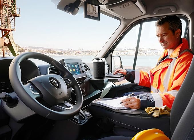 Meoky 32 oz Tumbler with Handle, Insulated Tumbler with Lid and Straw, Stainless Steel Travel Mug, 100% Leak Proof, Keeps Cold for 24 Hours or Hot for 8 Hours, Fits in Car Cup Holder (Flamingo)