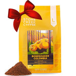 Load image into Gallery viewer, Stone Creek Coffee Light Roast Ground Coffee – 12 Ounce (Pack of 1) – Smooth Specialty Fresh Roasted Coffee Beans with Juicy and Citrus Tasting Notes, Boneshaker Colombia