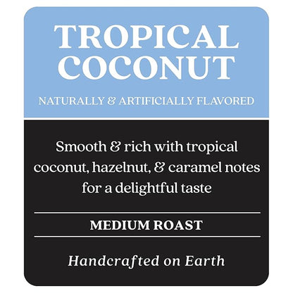 Copper Moon Medium Roast Whole Bean Coffee, Tropical Coconut Blend, 2 Lb