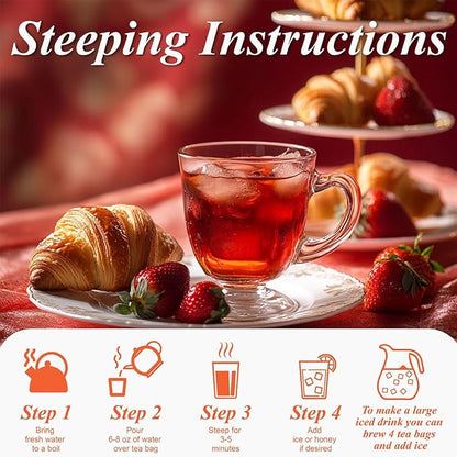 WT WEETEE Decaf Black Tea Bags, 100 Count CO2-Decaffeinated Black Tea, Smooth & Mild Taste | Drink All Day | Resealable Kraft Bag