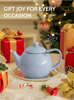 Load image into Gallery viewer, Sweese Teapot, Porcelain Tea Pot with Stainless Steel Infuser, Blooming &amp; Loose Leaf Teapot - 27ounce, Lilac