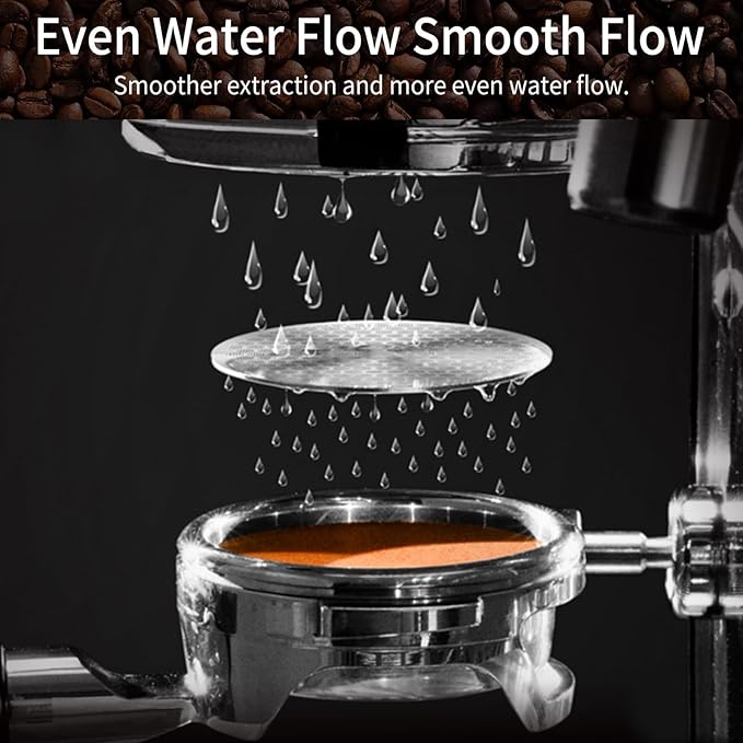 53.3mm Espresso Accessories Kit, 24PCS Coffee Tamper Set，Barista Kit, WDT Tool,stainlesss Frothing Pitcher, Stirrer, Tamper Mat, Latte Art Pen ， Coffee puck screen