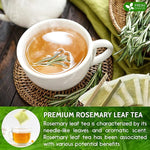 Load image into Gallery viewer, FreshDrinkUS, Premium 135 Rosemary Leaf Tea Bags, 100% Natural and Pure Rosemary Dried Leaves, Pure Herbal Tea, No Additives, No Caffeine, No Gluten, Vegan. (135 Tea Bags)