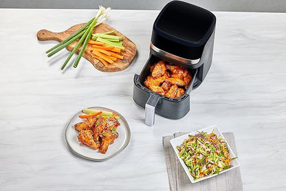 BLACK+DECKER Purifry 2QT Air Fryer, Crispy Deep Fried Taste without the Fat, Plus Bake, Dehydrate, and Keep Food Warm, Digital Touchscreen and Auto Shut-Off