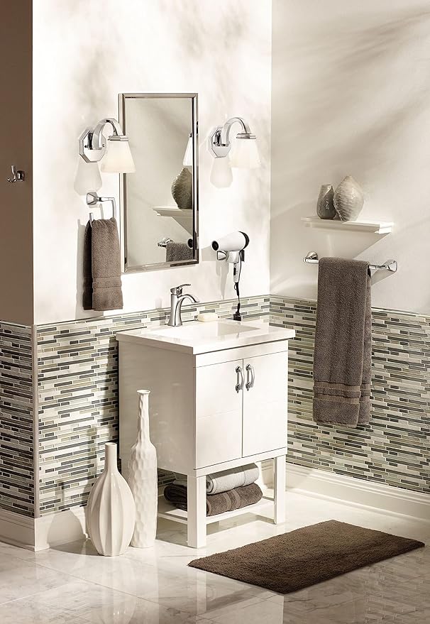 Moen YB5103CH Voss Double Robe Hook, Chrome