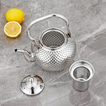 Load image into Gallery viewer, SANQIAHOME 2000ml teapot with Infuser stainless steel Water Boilers lifting handle Tea Maker Water Kettle for Induction/Gas silver