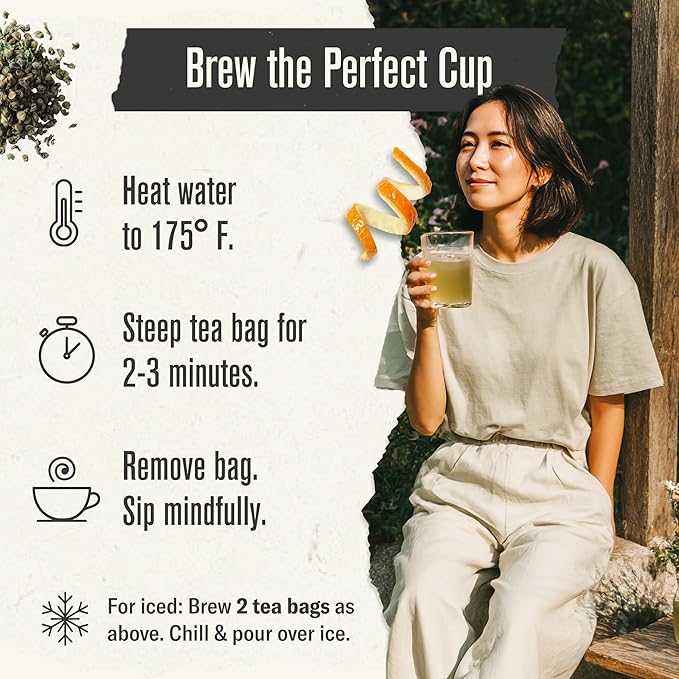 Numi Organic Gunpowder Green Tea, 100 Tea Bags, Full-Bodied & Gently Rolled Chinese Green Tea, Caffeinated