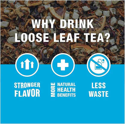 Tiesta Tea - Orange Dream Float Tea, Loose Leaf, Orange Cream Herbal Tea, Premium Caffeine-Free Tea Blend, Make Hot or Iced & Up to 50 Cups, 5 oz Refillable Tin