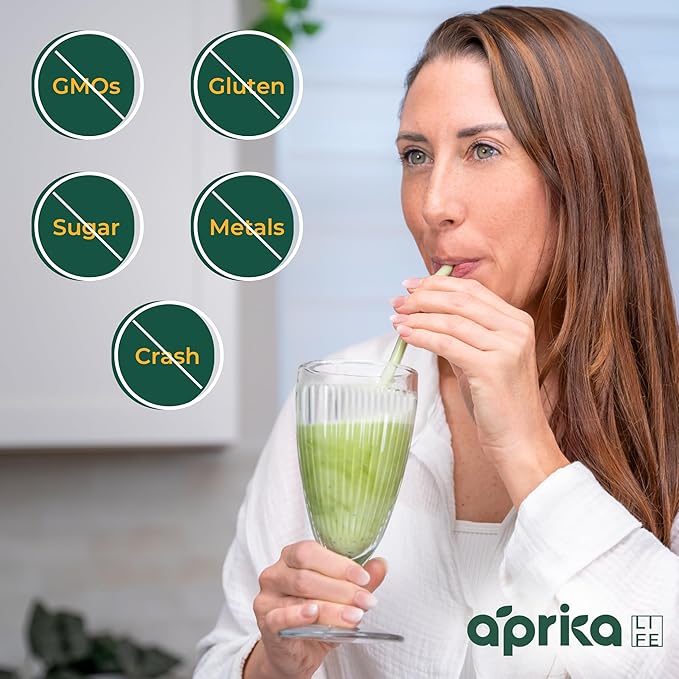 AprikaLife Matcha Powder from Japan, USDA and JAS Organic Matcha Green Tea Powder, No Sugar Added, Perfect for Matcha Latte, Japanese Green Tea - Premium Cafe Grade - 1 oz/ 30g