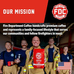 Load image into Gallery viewer, Fire Department Coffee - Gives Back to Firefighters - Full-Bodied &amp; Bold Skull Crushing Espresso Coffee Beans - Roasted in the USA - Premium Espresso Beans - Veteran Owned - Bulk 5 LB