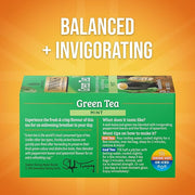 Twinings Green Tea with Mint Individually Wrapped Bags, 20 Count (Pack of 6), Invigorating Aroma, Caffeinated, Enjoy Hot or Iced, 120 Teabags