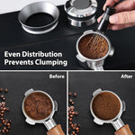 Load image into Gallery viewer, WDT Tool - Coffee Distribution Tool with Magnetic Stand, Adjustable Range Espresso Stirrer, 304 Stainless Steel 6 Needles 0.4mm and 6 Extra Needles 0.25mm