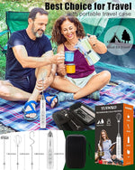 Load image into Gallery viewer, YUSWKO Rechargeable Milk Frother Handheld Frother Wand Drink Mixer for Coffee, Electric Whisk 3 Speed Adjustable, Coffee Foamer Maker with 3 Stainless Whisks Ideal Stirrers for Travel - White