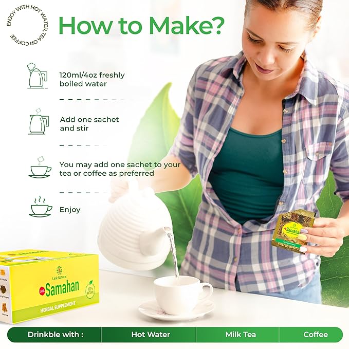 Samahan Herbal Tea 50 sachets Tea by Link Natural Link Samahan