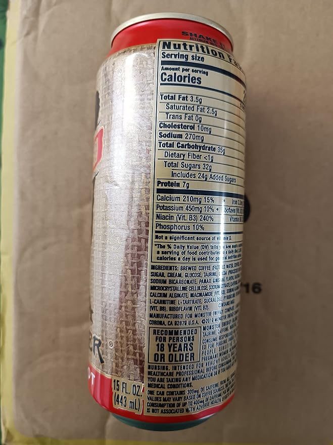 Monster Java 300 - Mocha -15.5 ounce (Pack of 8)