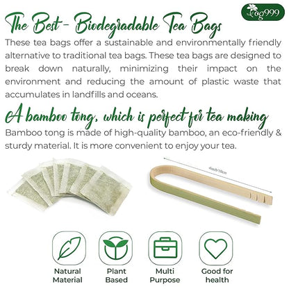 TOG999, Premium Oregano Herbal Tea with Jasmine-Like Notes – 60 Tea Bags | Blend of Oregano, Thyme & Lemongrass | Caffeine-Free, Natural Flavor, Premium Quality Herbal Infusion