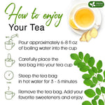 Load image into Gallery viewer, TOG999, Premium Moringa Ginger Peppermint Herbal Tea – 120 Tea Bags – Caffeine-Free, Plant-Based, Non-GMO, Naturally Refreshing Flavor, No Artificial Additives, No Sugar, No Gluten. Vegan