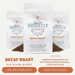 Load image into Gallery viewer, Crockett Decaf Ground Coffee – Bold Decaf Ground Coffee with Rich Flavor, Smooth Body &amp; No Bitterness – Perfect for Classic Coffee Drinks, Caffeine-Free Energy &amp; Guilt-Free Brewing