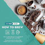 Load image into Gallery viewer, Organic Mushroom Decaffeinated Coffee Dark Roast, Swiss Water Water Process, Red Reishi &amp; Chaga, Decaf for Calm and Relaxed Focus, Grade 1 Single Origin Peruvian 12oz - Ground (2 Pack)