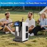 Load image into Gallery viewer, Nugget Ice Makers Countertop Soft Chewable Pellet Ice Machine with Auto-Cleaning Function, Ice/Water/Ice-Water Mix Mode, 68Lbs/24H Portable Countertop Ice Makers for Home Party RV Camping