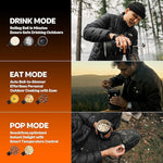 Load image into Gallery viewer, Electric French Press Coffee Maker, 120V Boil Water &amp; Press Coffee 2-in-1, Portable Design for Travel, Camping, 6 Minute Brew Ready