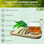Load image into Gallery viewer, FreshDrinkUS, Premium 10 Soursop Graviola Leaf Tea Bags, 100% Natural &amp; Pure from Soursop Leaves, Hoja Guanabana Herbal Tea. Made with Natural Material Tea Bags. No Sugar, No Caffeine, Vegan.