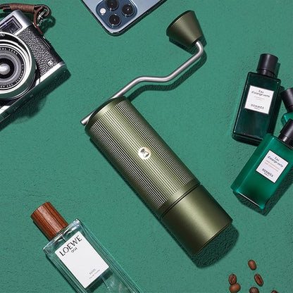 TIMEMORE Manual Coffee Grinder Chestnut Xlite Capacity 30g Household Hand Coffee Grinder High-precision External Adjustment Scale for Travel/Camping - Green