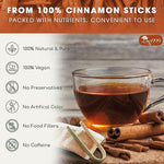 Load image into Gallery viewer, TOG999, Premium 60 Tea Bags - Special Cinnamon Tea, 100% Natural &amp; Pure, Herbal Tea. Cinnamon Stick Herbal Spice Tea. No Sugar, No Caffeine, No Gluten, Vegan.
