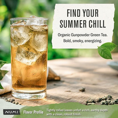 Numi Gunpowder Green, 18Count Box Of Tea Bags