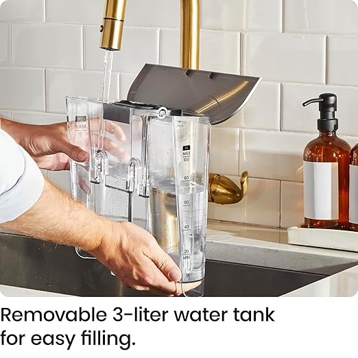 Chefman Crema Supreme 15 Bar Espresso Machine with Milk Frother, Barista Steam Wand, Professional Coffee Maker with Coffee Grinder, 30 Grind Settings, 3L Removable Water Tank - Stainless Steel