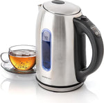 Load image into Gallery viewer, Mixpresso Stainless Steel Electric Kettle, Cordless 1.7L Electric Kettle Temperature Control,1500W Electric Tea Kettle with Viewing Window 2 Hr Keep Warm, Water Boiler with Auto-Off, Boil-Dry System