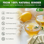 Load image into Gallery viewer, FreshDrinkUS, 150 Premium Ginger Tea Bags, Non GMO, 100% Natural &amp; Pure from Ginger Root, Root Herbal Tea. No Sugar, No Caffeine, No Gluten, Vegan. Support Stronger Digestion, Pleasantly Spicy &amp; Warming