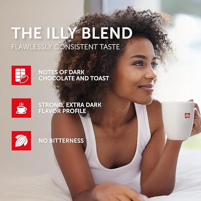 illy Espresso Coffee Pods - Compatible with Nespresso Machines - Forte Extra Bold Roast - Rich & Strong Flavor - Notes of Dark Chocolate - Single Serve Capsules - 10 Count (Pack of 20)