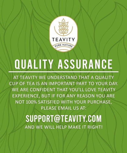 Organic Green Tea Pods for Keurig - Unsweetened Green Tea for K Cup Machines by Teavity (36 Tea Pods)