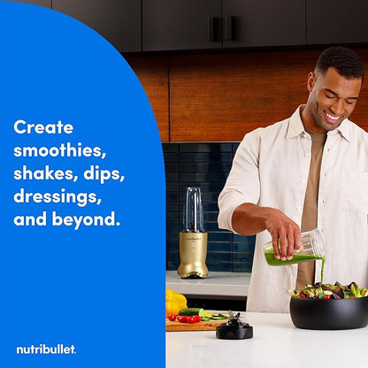 nutribullet Ultra Personal Blender NB50500BR, 32 oz, Brass