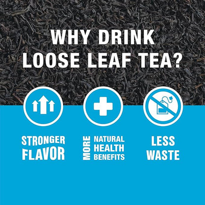 Tiesta Tea - Royal Breakfast, Loose Leaf, Classic English Black Tea, Premium Blend, High Caffeine Hot & Iced, Brews Up to 25 Cups, 1.7 Ounce Resealable Pouch